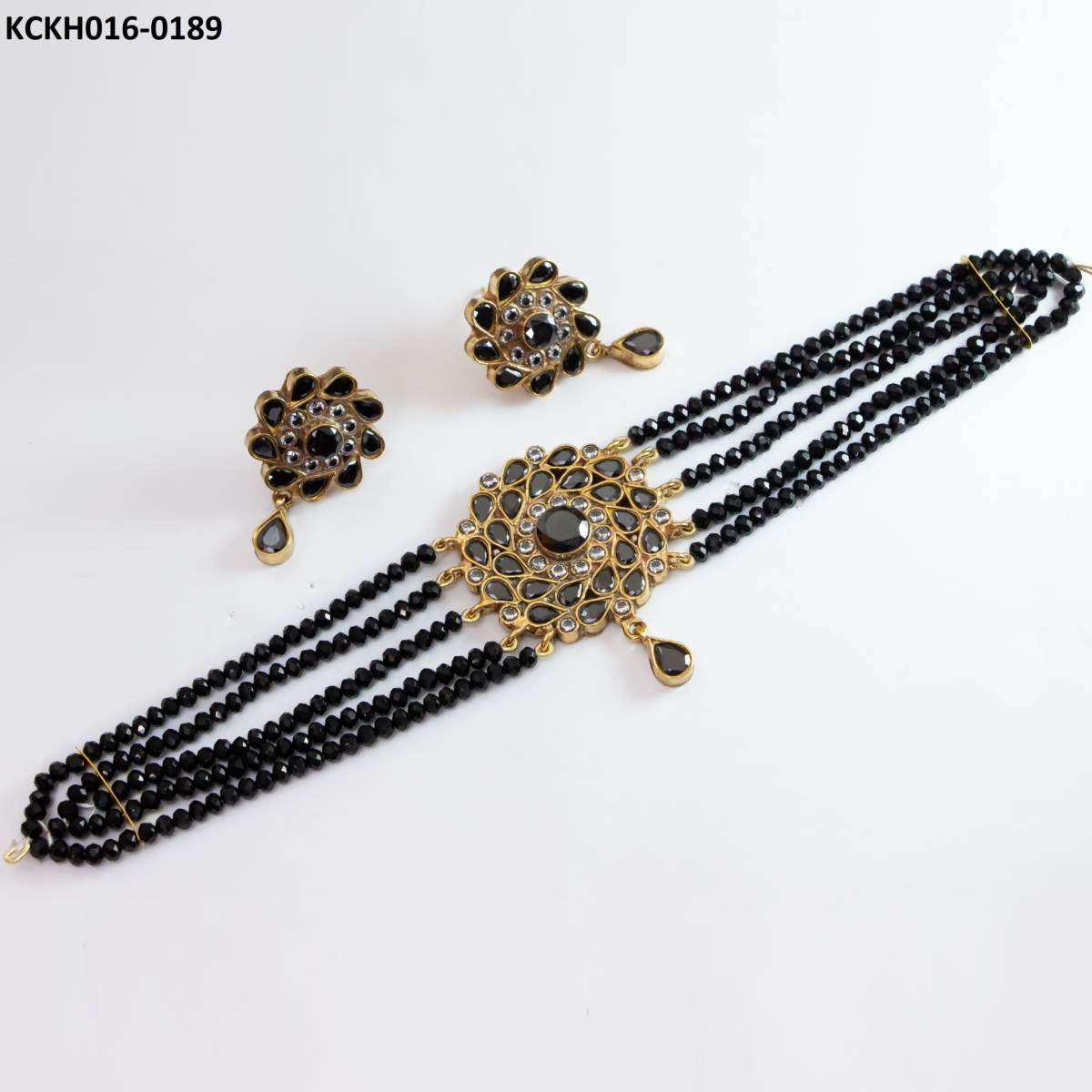 KCKH016 SDQ Kundan Choker Set - KCKH