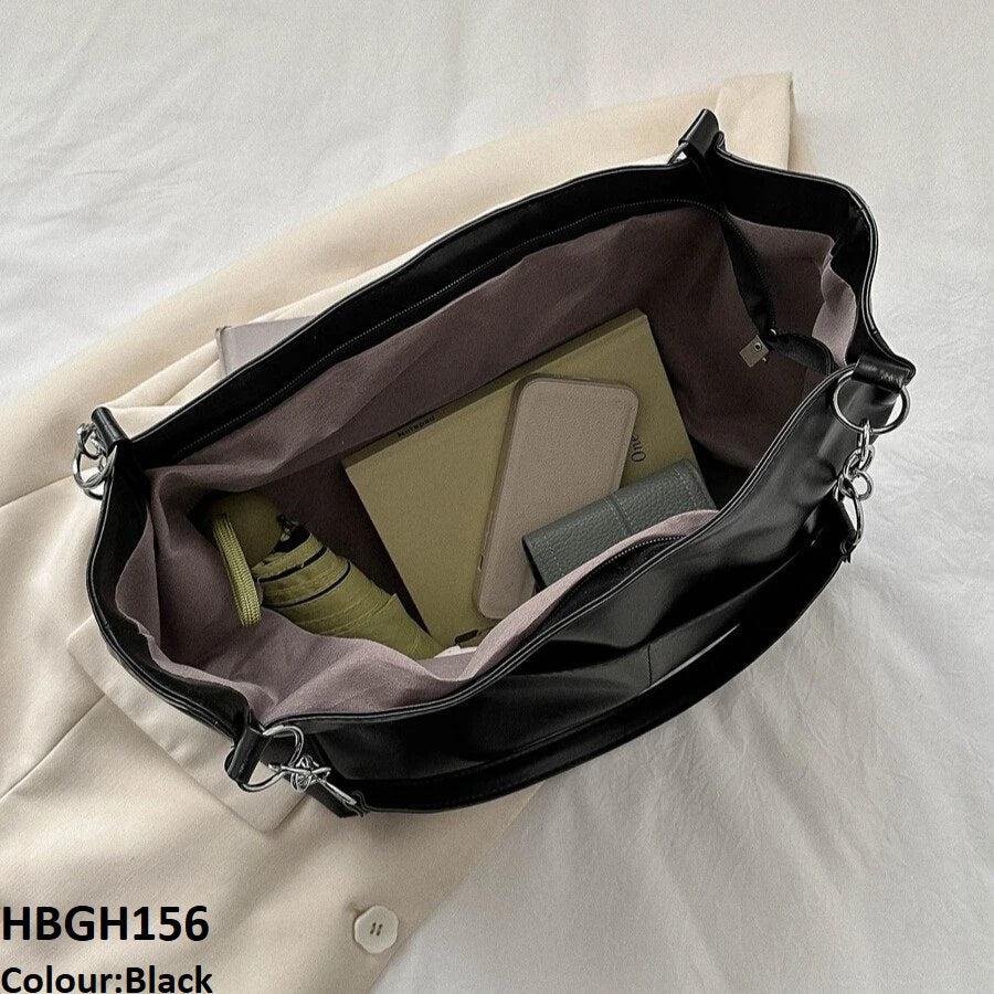 HBGH156 BBM Plain Leather Bag - HBGH