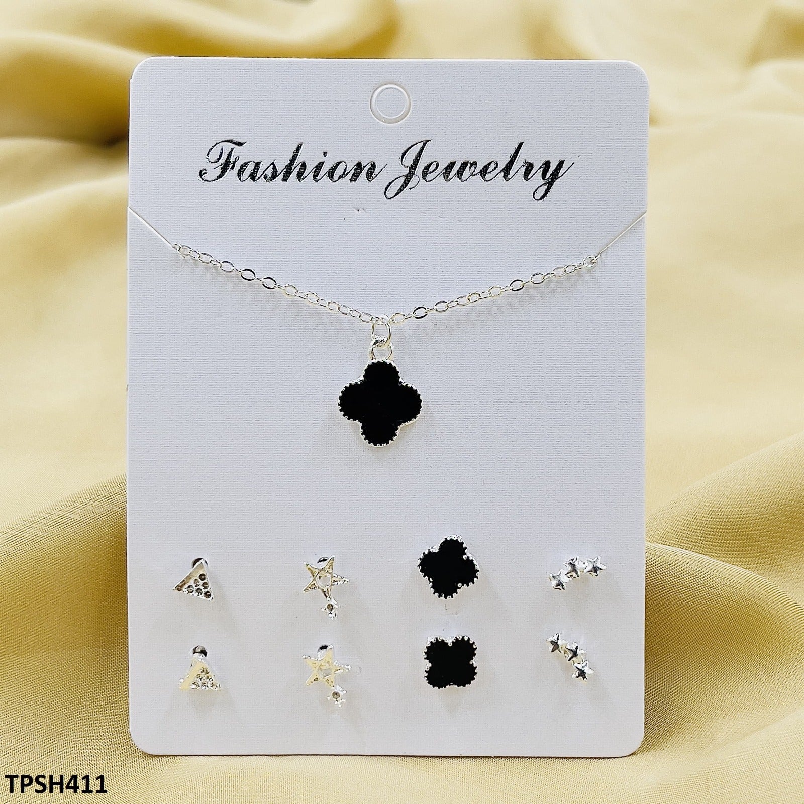 TPSH411 XST Clover Triangle/Cross/Star Pendant with Tops - CPSH