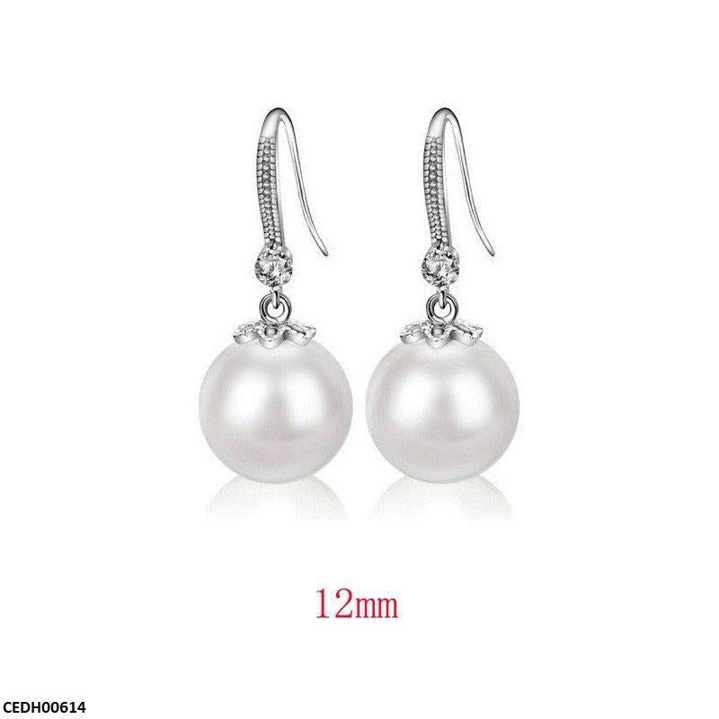 CEDH00614 DDJ Pearl Drop Earrings - CEDH