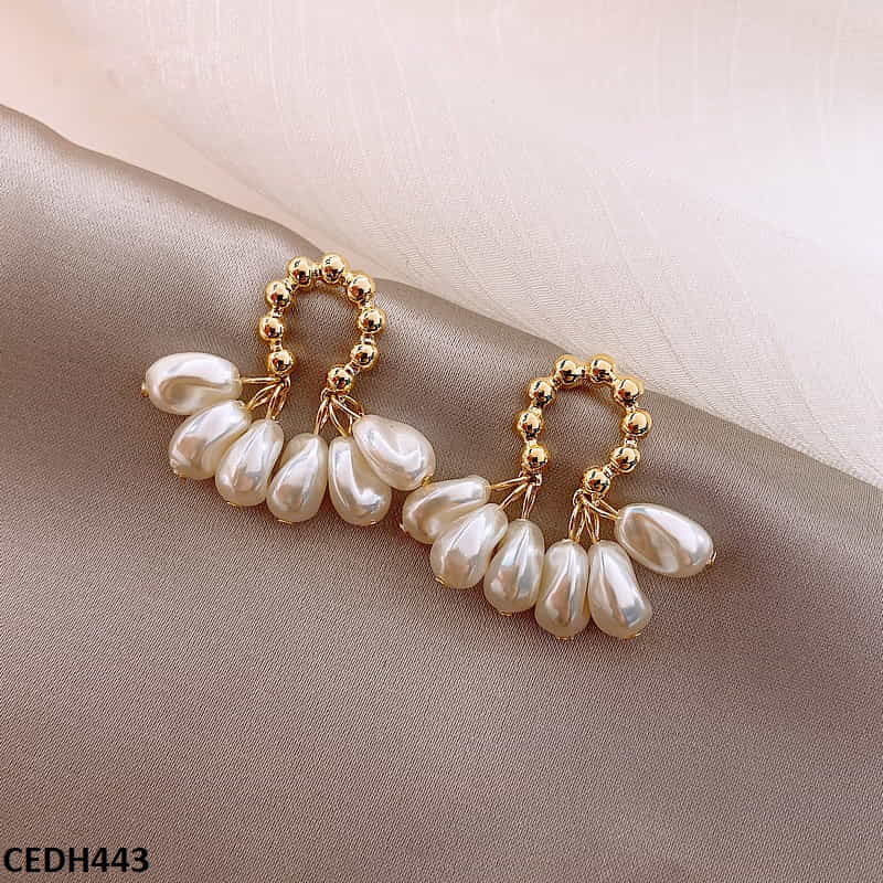 CEDH443 BTO Beads Drop Earrings Pair - CEDH