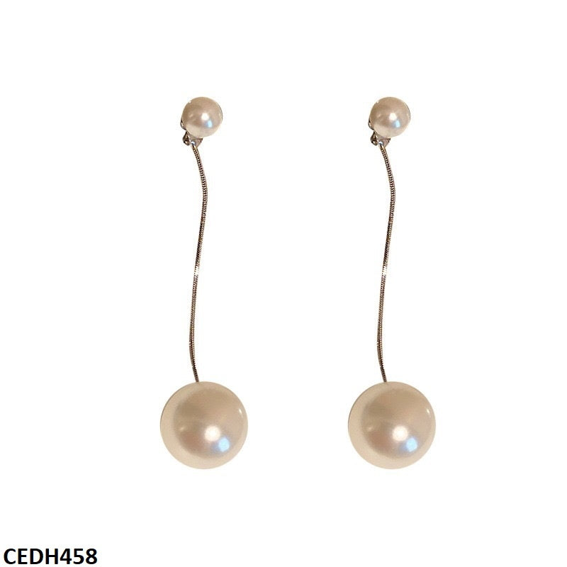 CEDH458 YQG Pearl Drop Earrings Pair - CEDH