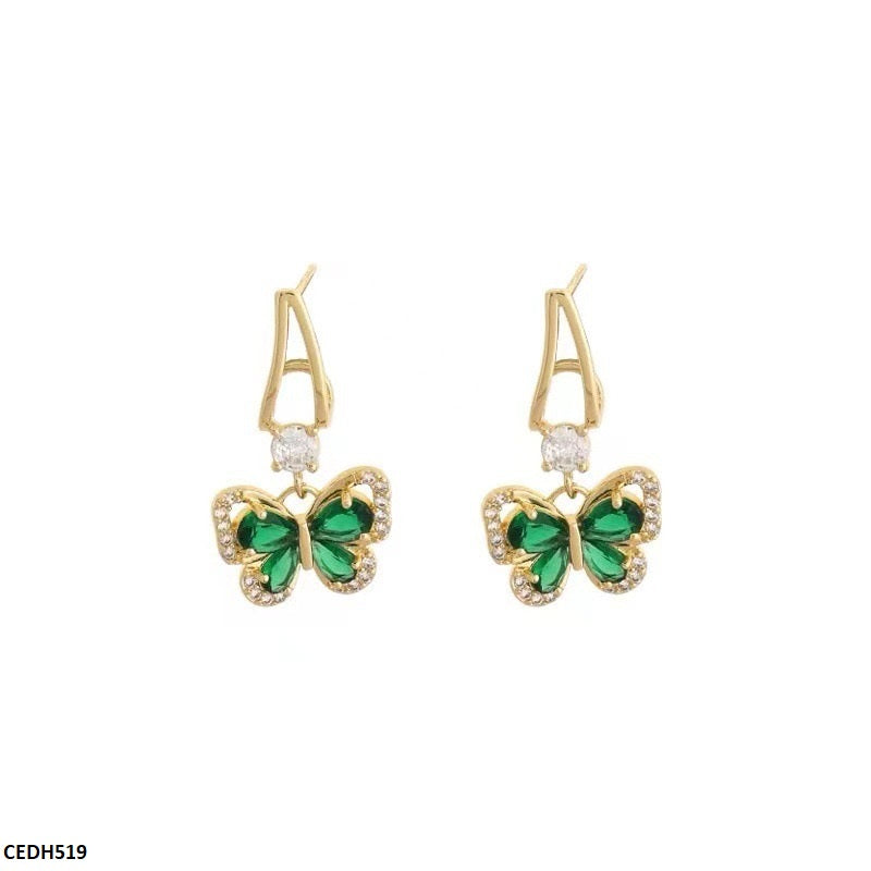 CEDH519 LSH Butterfly Drop Earrings Pair  - CEDH