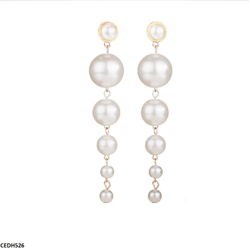 CEDH526 JMN Pearl Drop Earrings  - CEDH