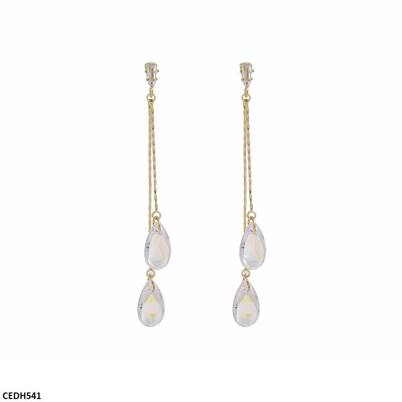 CEDH541 DDJ Tear Drop  Earrings  - CEDH