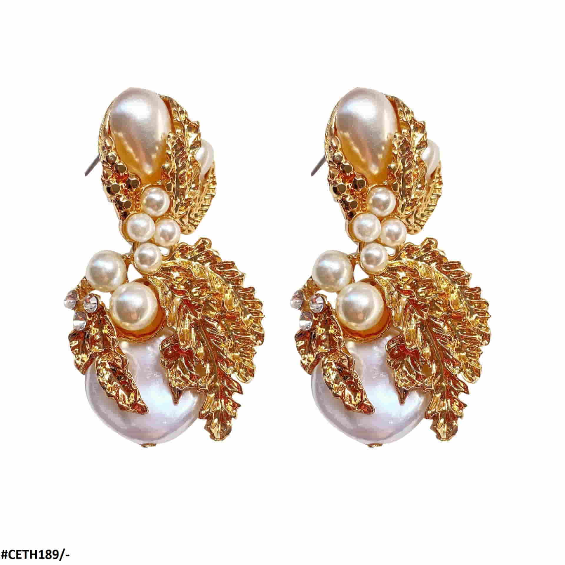 CETH189 ZLX Pearl Studs - CETH