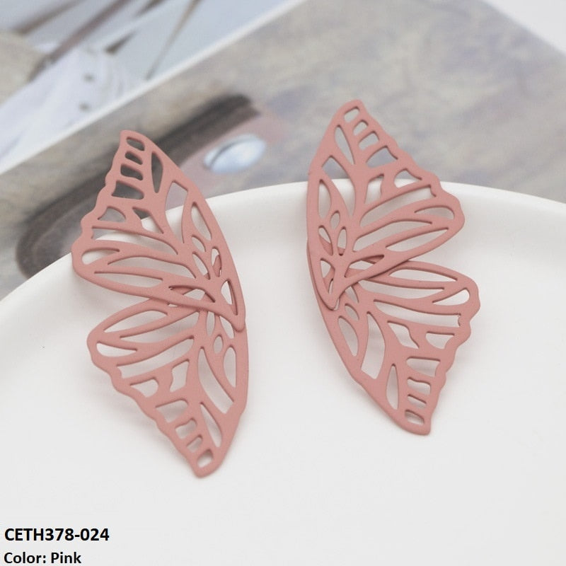 CETH378 XUT Mate Butterfly Ear Tops Pair - CETH