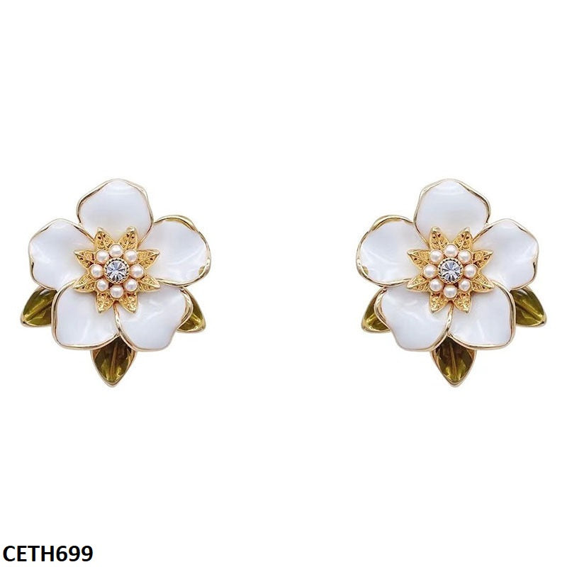 CETH699 LSH Leaf Flower Tops Pair - CETH