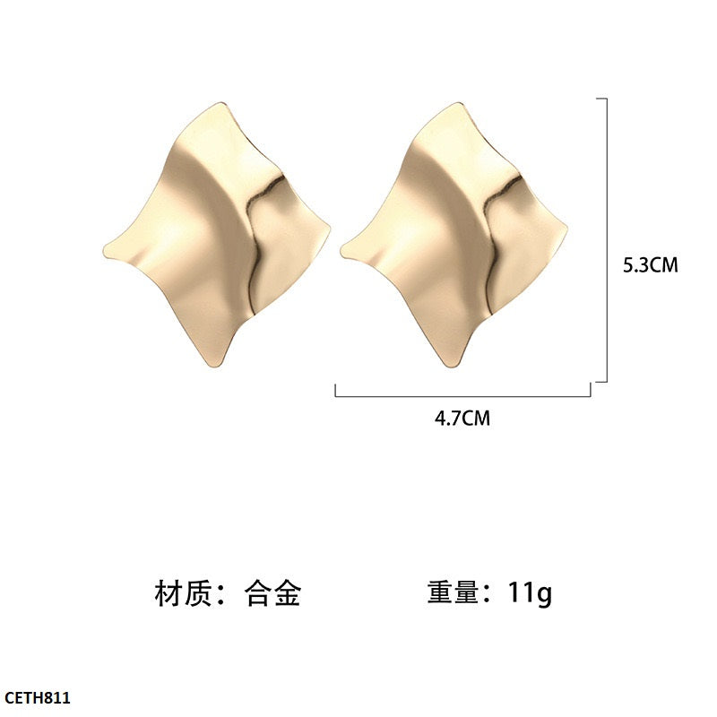 CETH811 JMN Plain Copper Square Tops Pair - CETH