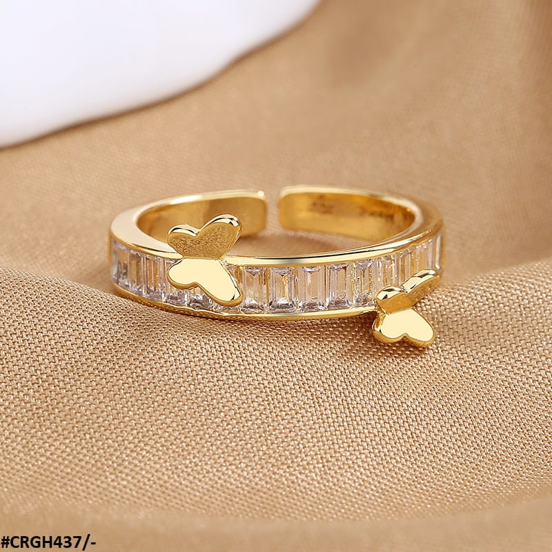 CRGH437 SZL Butterfly Adjustable Ring - CRGH