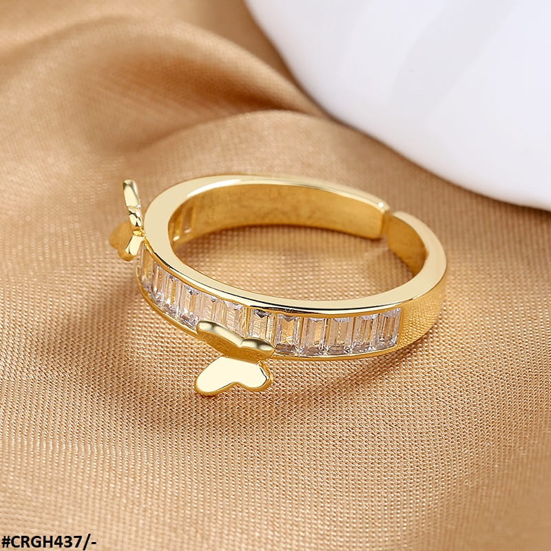 CRGH437 SZL Butterfly Adjustable Ring - CRGH