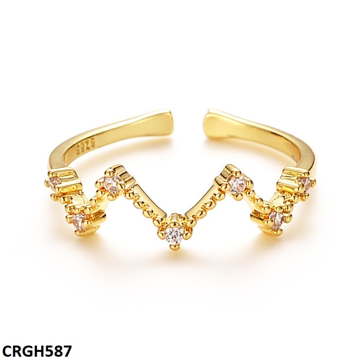 CRGH587 ZFQ Crown Ring Adjustable - TRGH