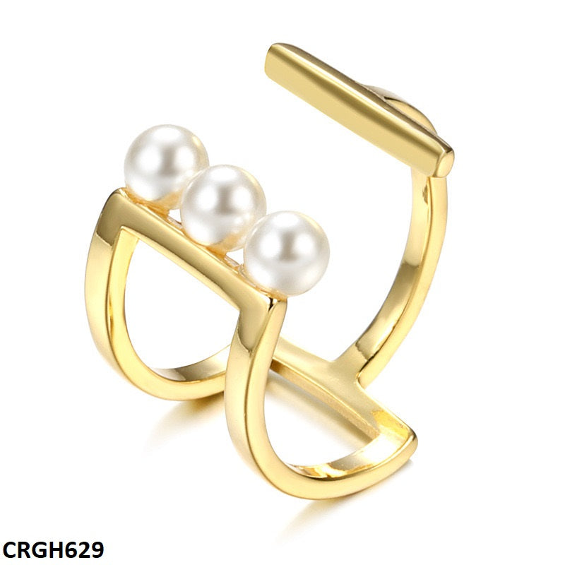 CRGH629 WXL Imp Pearl Ring Adjustable - CRGH