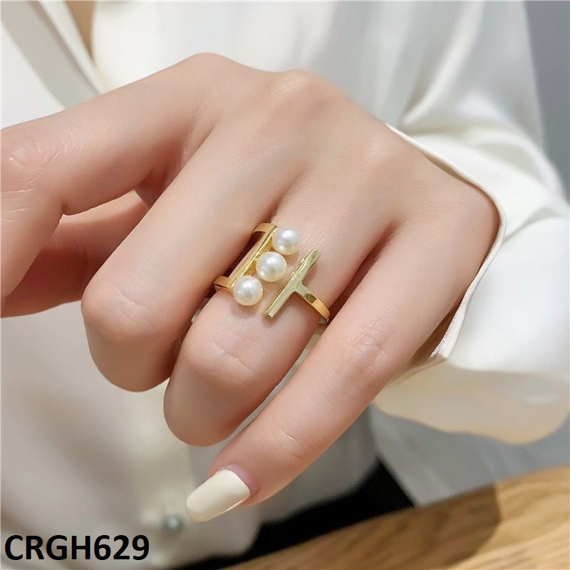 CRGH629 WXL Imp Pearl Ring Adjustable - CRGH