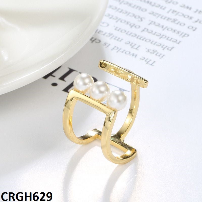 CRGH629 WXL Imp Pearl Ring Adjustable - CRGH