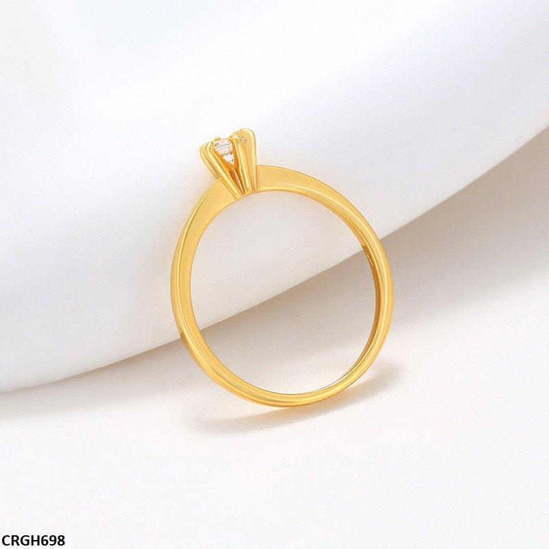 CRGH698 XUP Round Stone Ring - CRGH