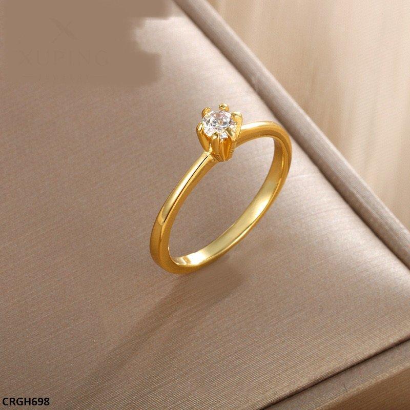 CRGH698 XUP Round Stone Ring - CRGH