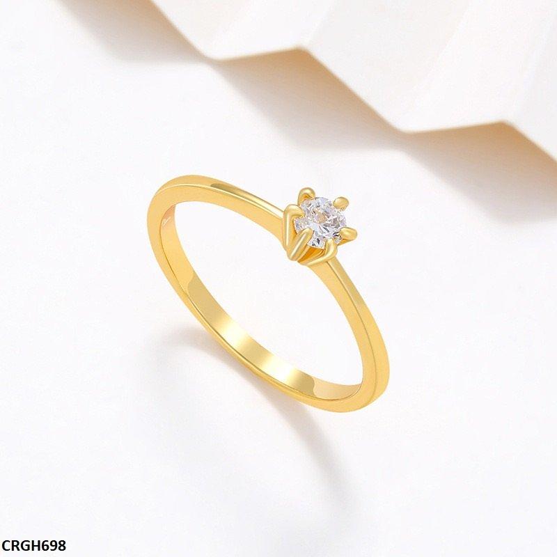 CRGH698 XUP Round Stone Ring - CRGH