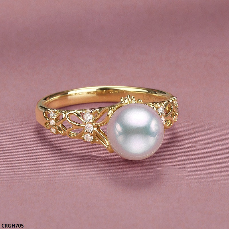 CRGH705 KRL Pearl Ring Adjustable - CRGH