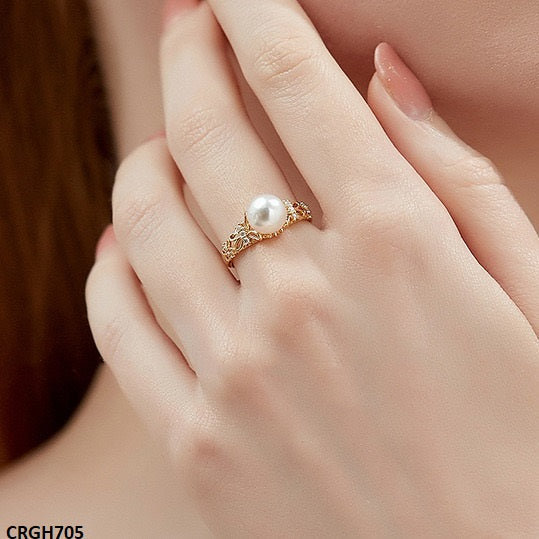 CRGH705 KRL Pearl Ring Adjustable - CRGH