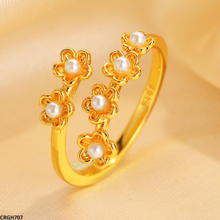 CRGH707 ZFQ Flower Ring Adjustable - CRGH