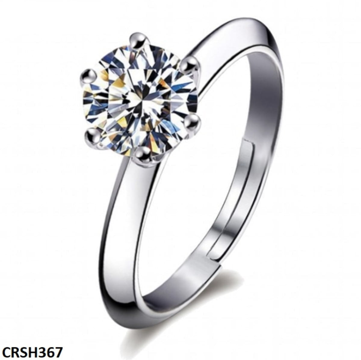 CRSH367 ZFQ Birthstone Ring Adjustable - TRSH