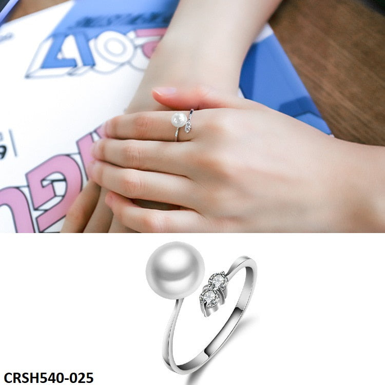 CRSH540 HNJ Pearl Ring Adjustable - TRSH