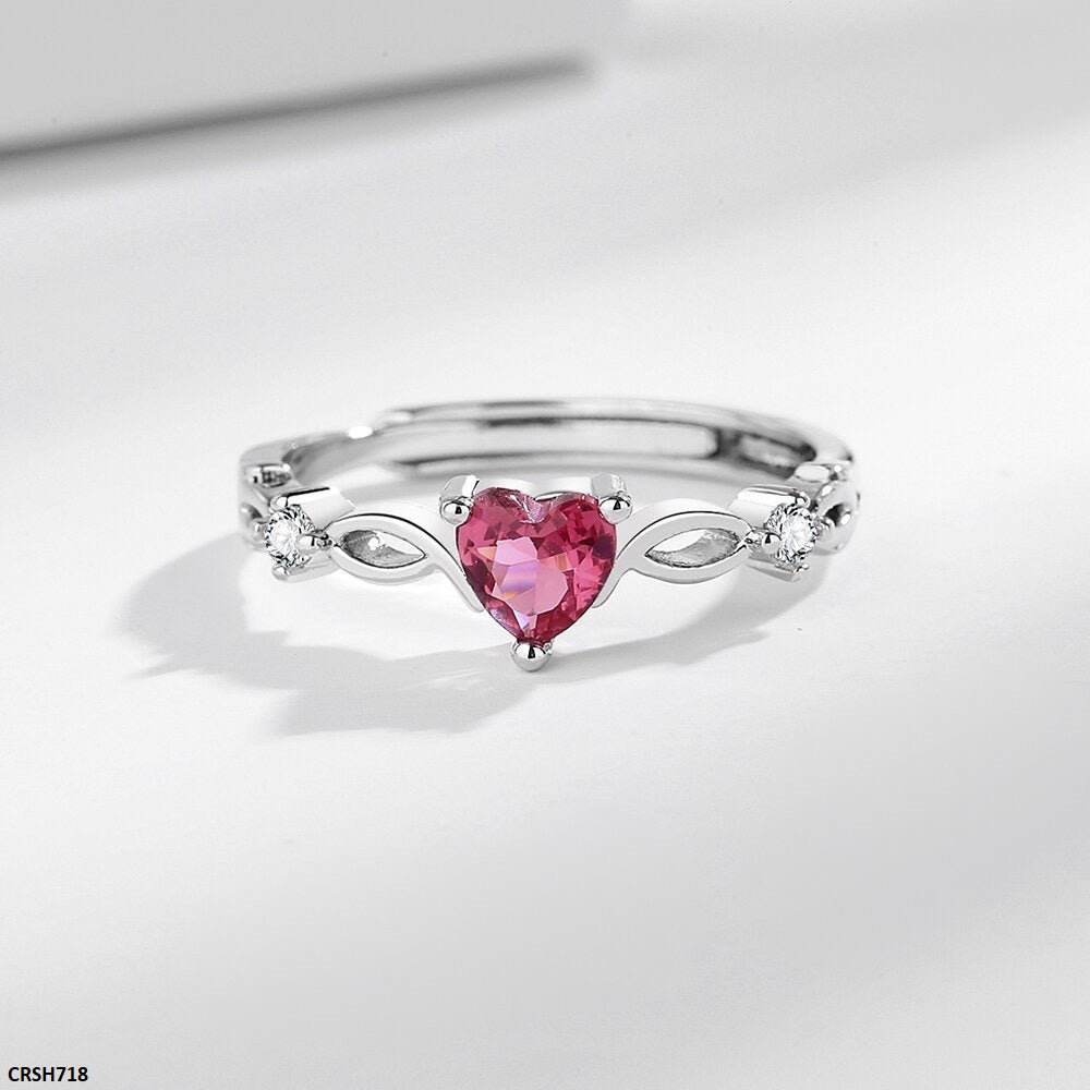 CRSH718 BLX Heart Ring Adjustable- CRSH