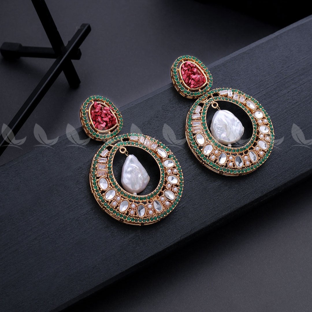 Cluster Zircons Earrings