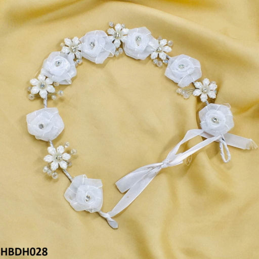 HBDH028 REP Tissue Flower Hair Band - HBDH