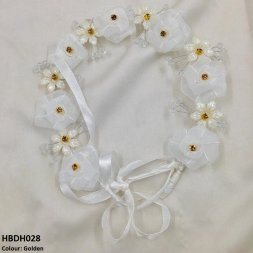 HBDH028 REP Tissue Flower Hair Band - HBDH