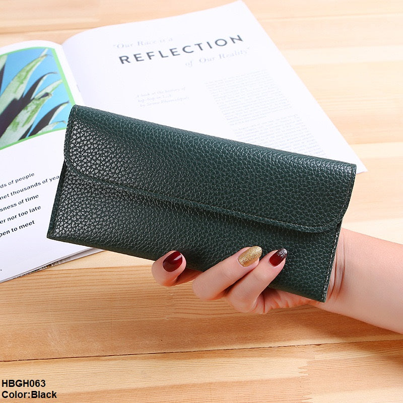 HBGH063 LMP Plain Cash/Card Women Clutch - HBGH