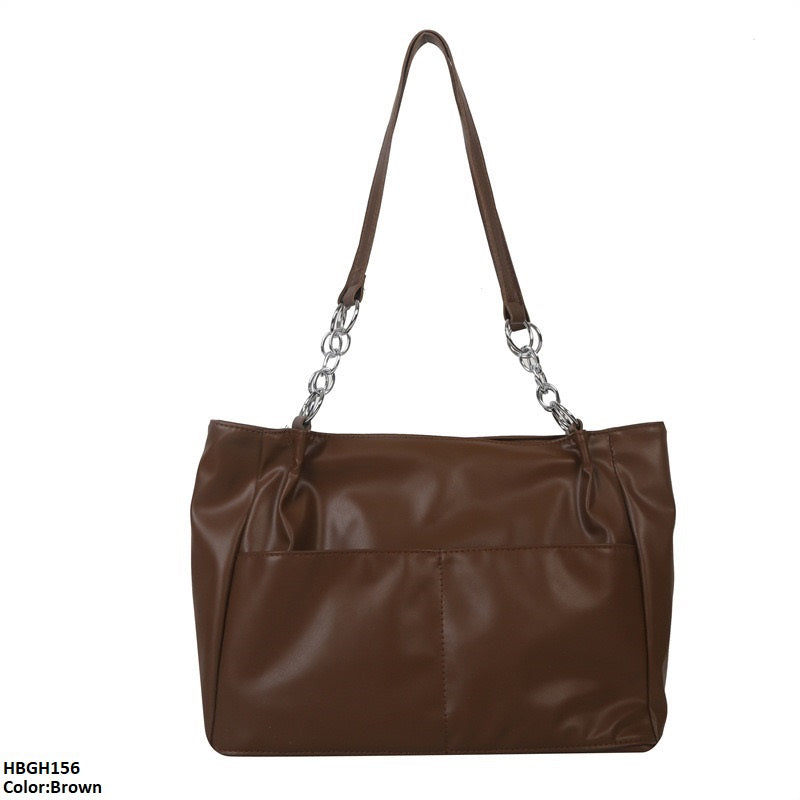 HBGH156 BBM Plain Leather Bag - HBGH