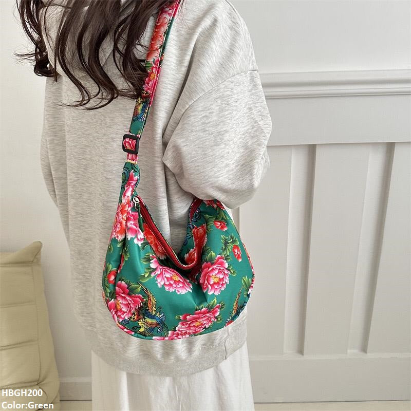 HBGH200 BBM Flower Printed Bag- HBGH