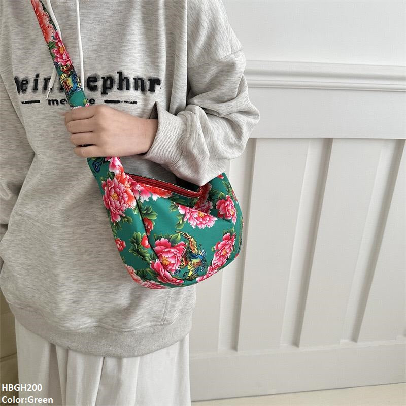 HBGH200 BBM Flower Printed Bag- HBGH