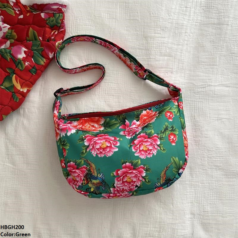 HBGH200 BBM Flower Printed Bag- HBGH