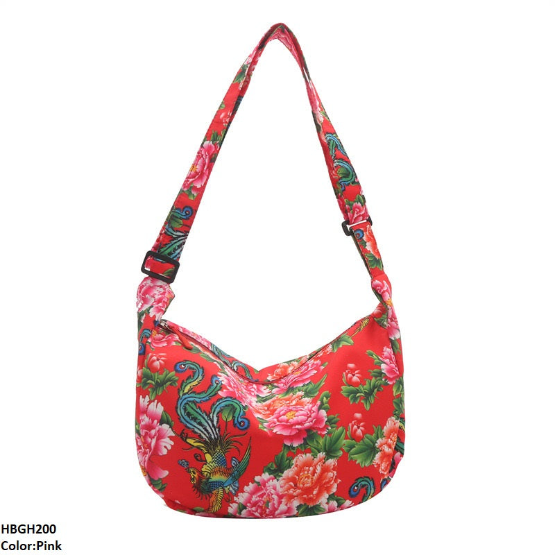 HBGH200 BBM Flower Printed Bag- HBGH