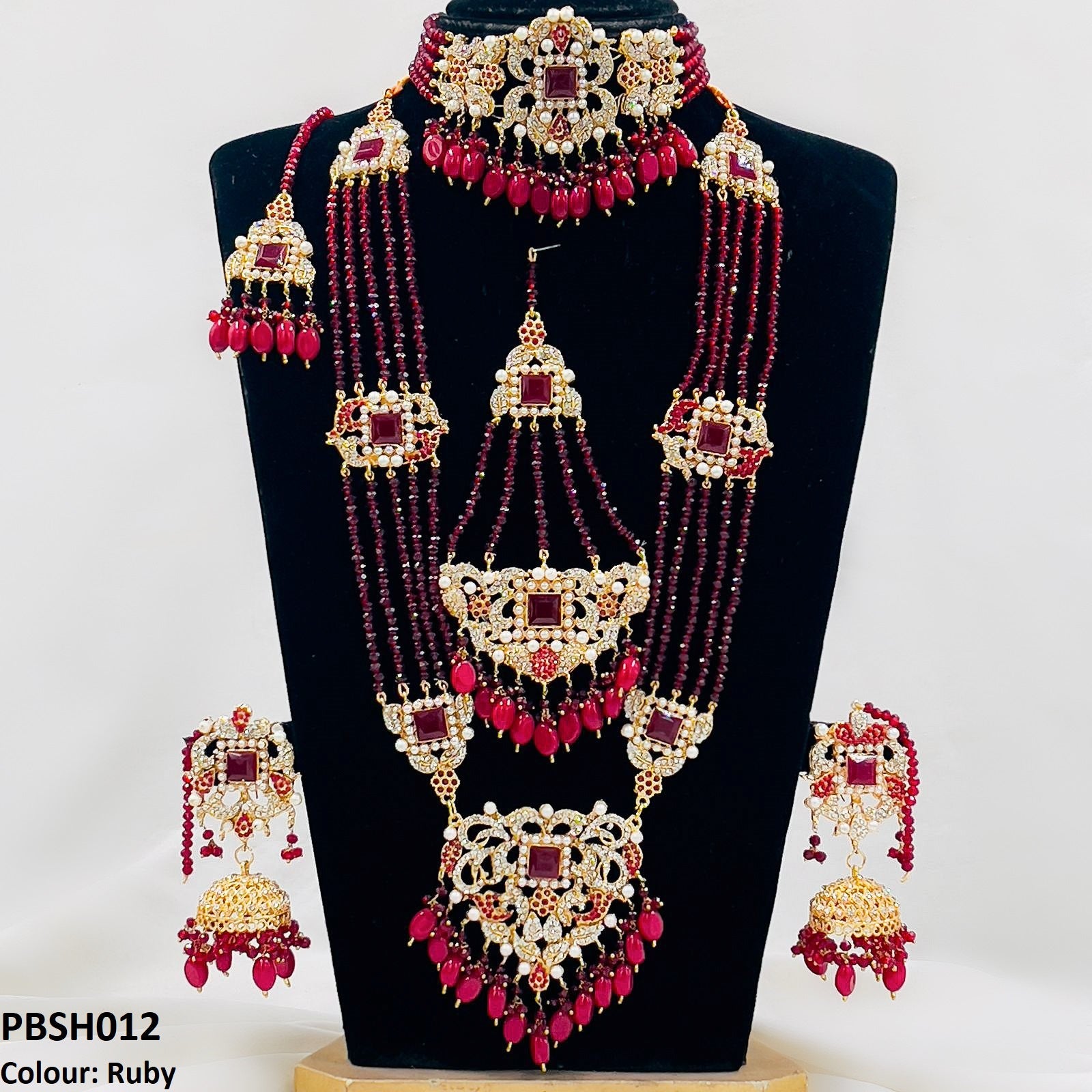 PBSH012 ASM Bridal Mala Choker Set - PBSH