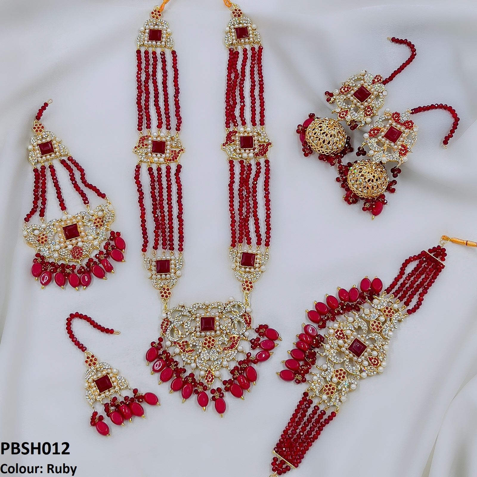 PBSH012 ASM Bridal Mala Choker Set - PBSH