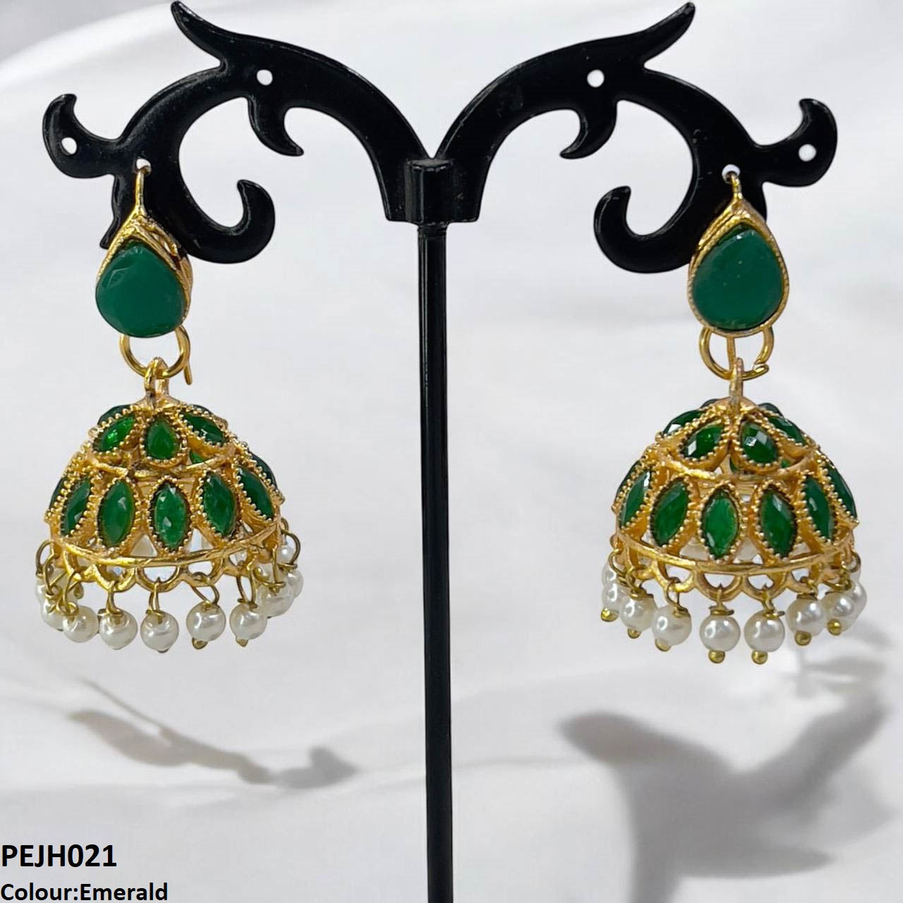 PEJH021 FRN  Tear Jhumki Drop Pair - PEJH