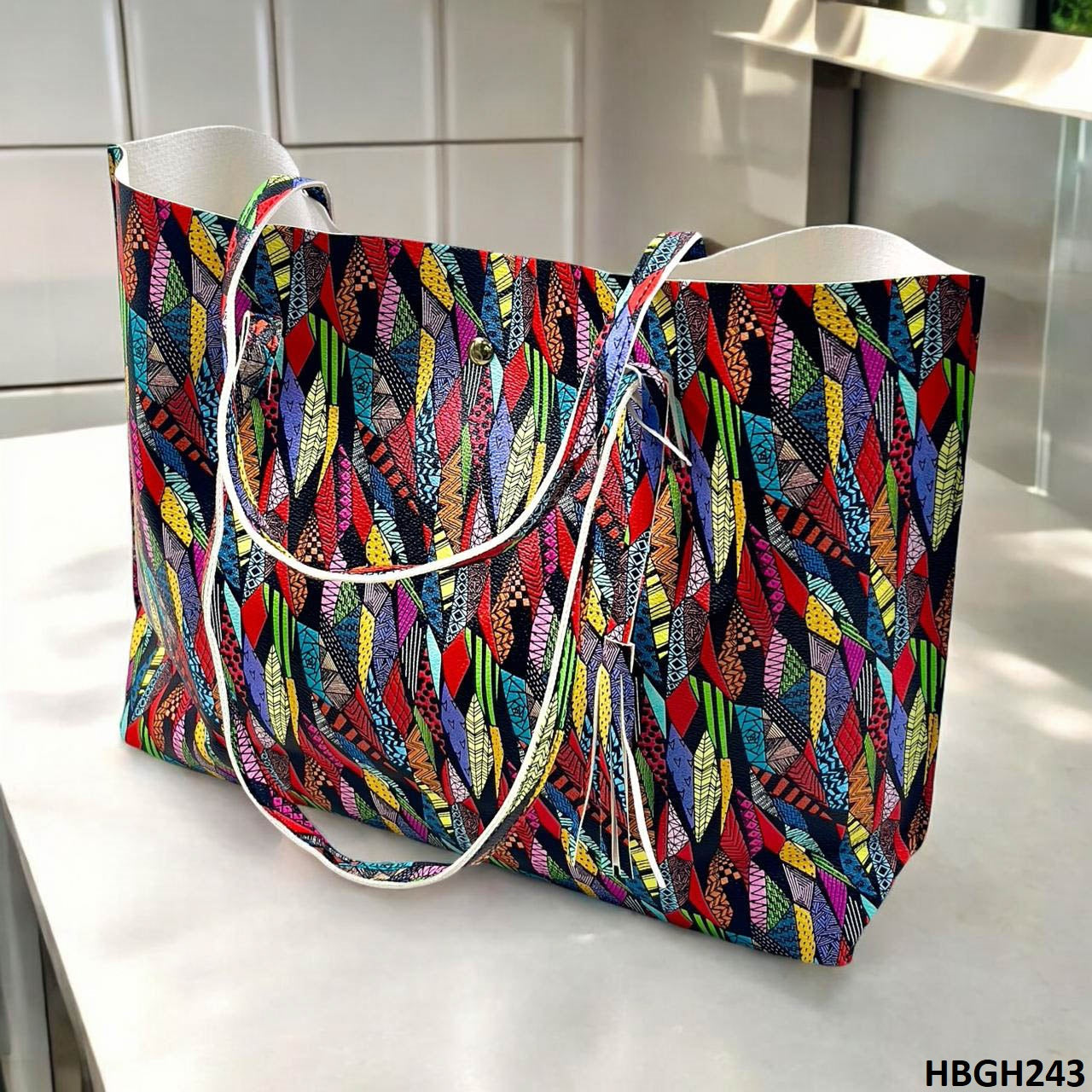 HBGH243 MPP Colored Print Hand Bag- HBGH