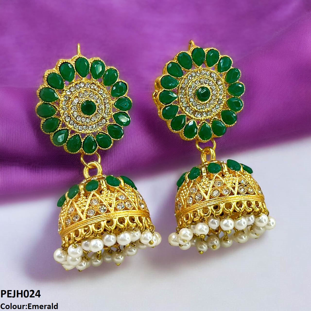 PEJH024 FRN Tear Drop Jhumki