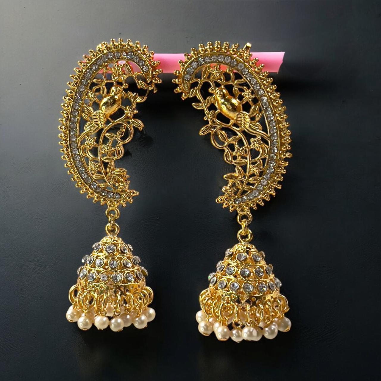 PEJH00025 FRN Full Ear Cuff Jhumki Drop - PEJH