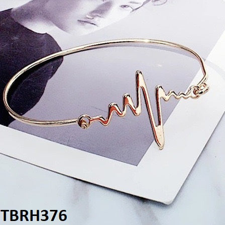 TBRH376 QWN Heart Beat Bracelet - CBRH