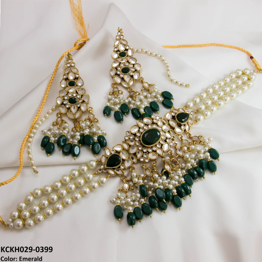 KCKH029 SDQ Kundan Choker Set - KCKH