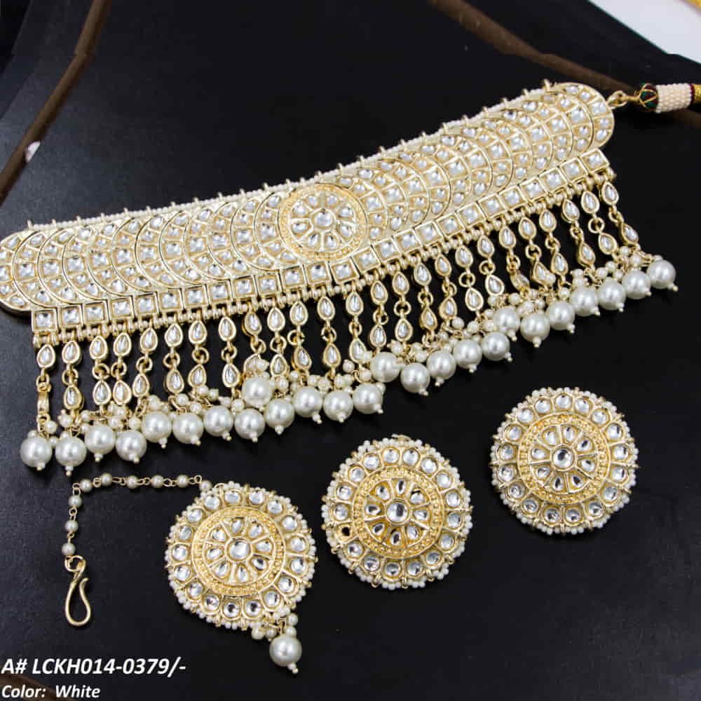 LCKH014 NRT Kundan Choker set - LCKH