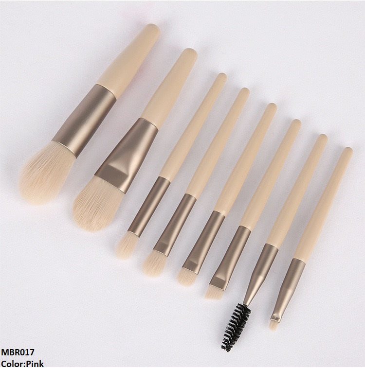 MBR017 QCT Makeup Brushes Set 8Pcs - MBR