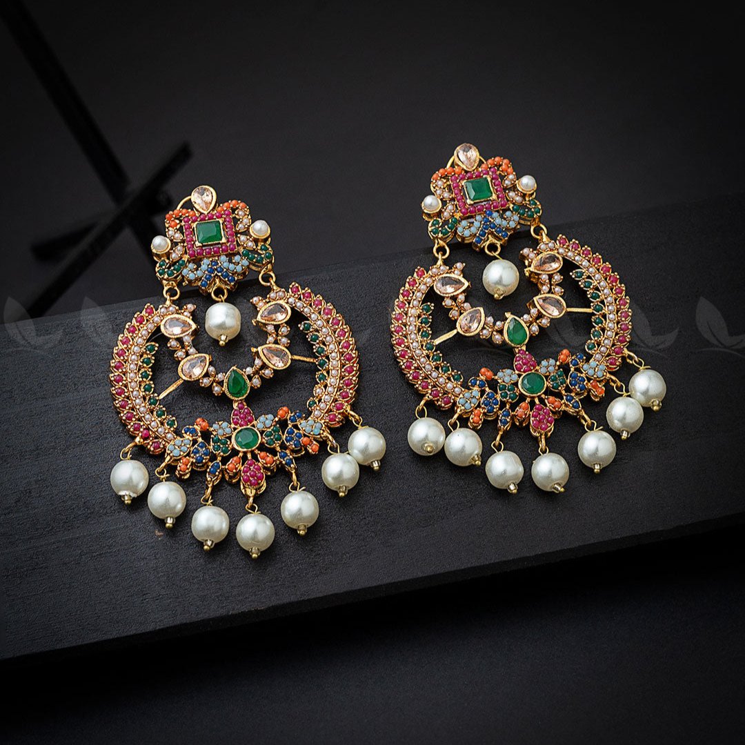 Naurattan Chandbali Earrings