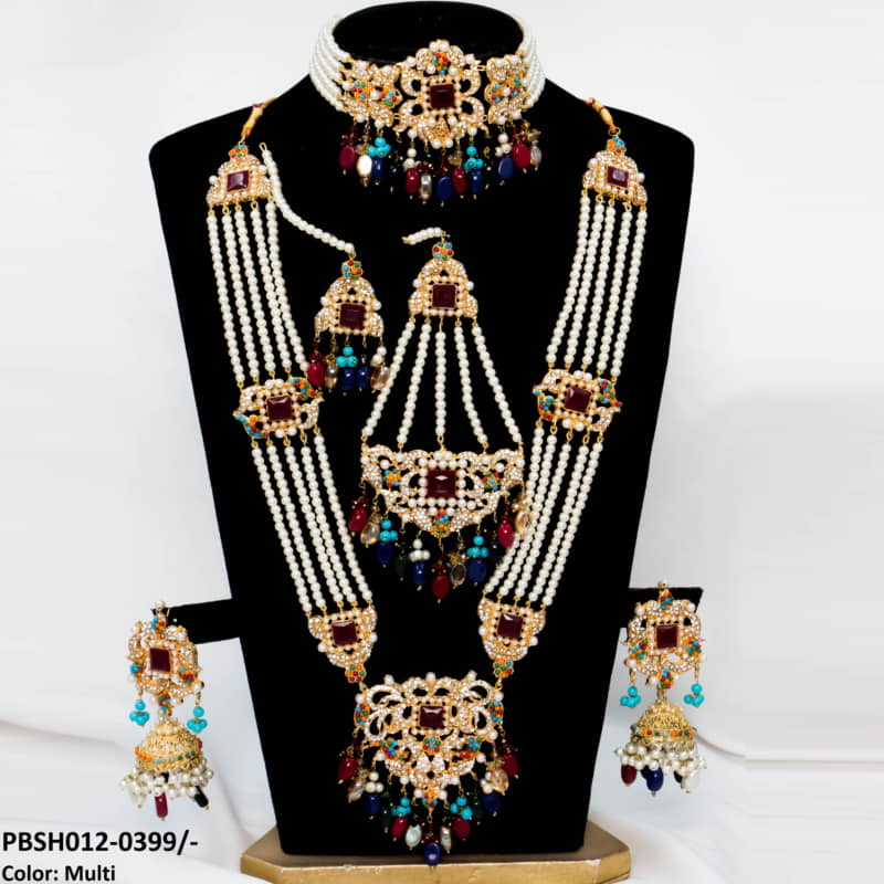 PBSH012 ASM Bridal Mala Choker Set - PBSH