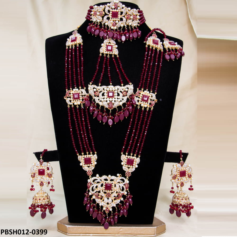 PBSH012 ASM Bridal Mala Choker Set - PBSH